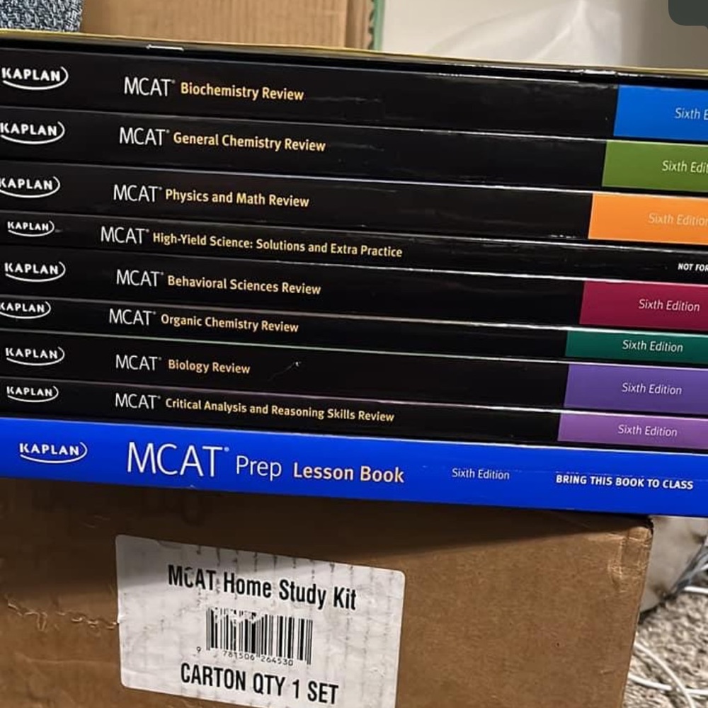 Kaplan MCAT study books
